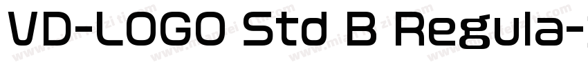 VD-LOGO Std B Regula字体转换